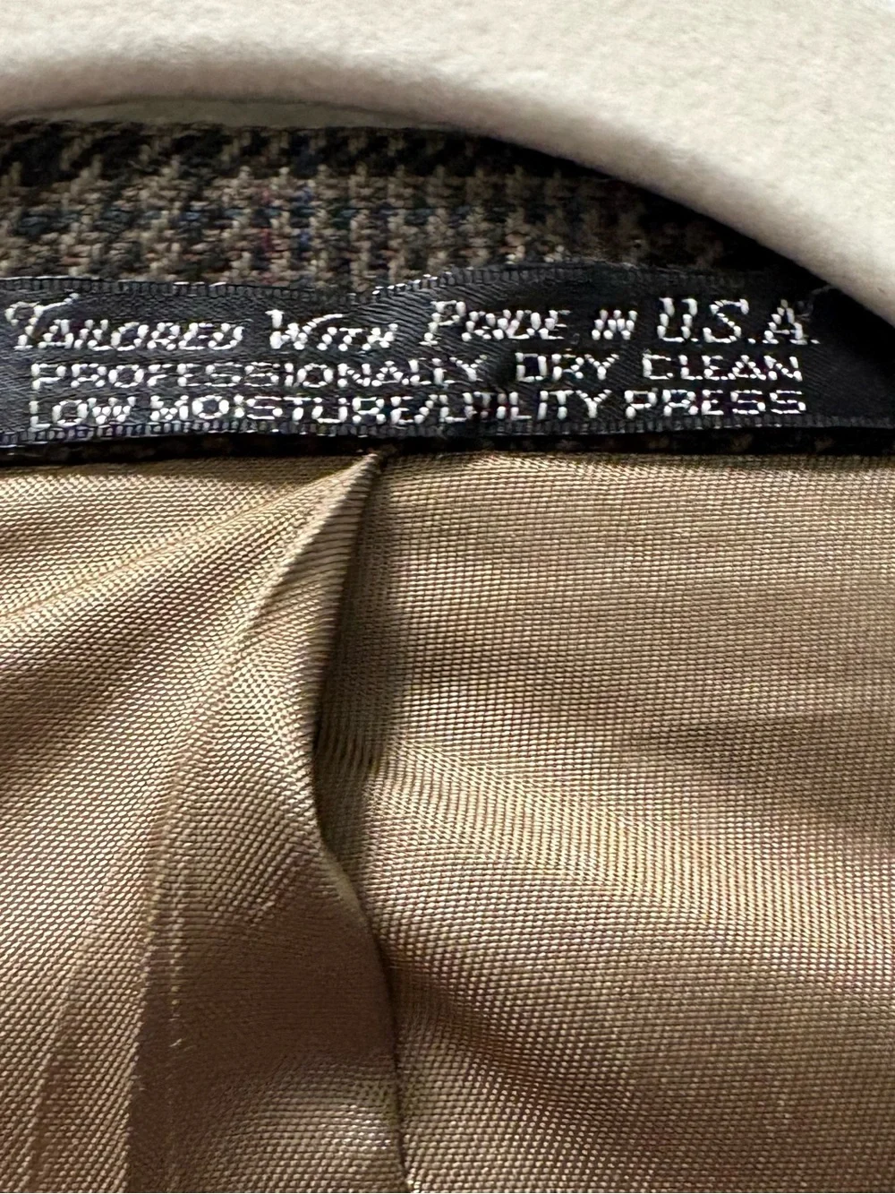 Nordstrom Brown & Tan Glen Plaid Sport Coat
